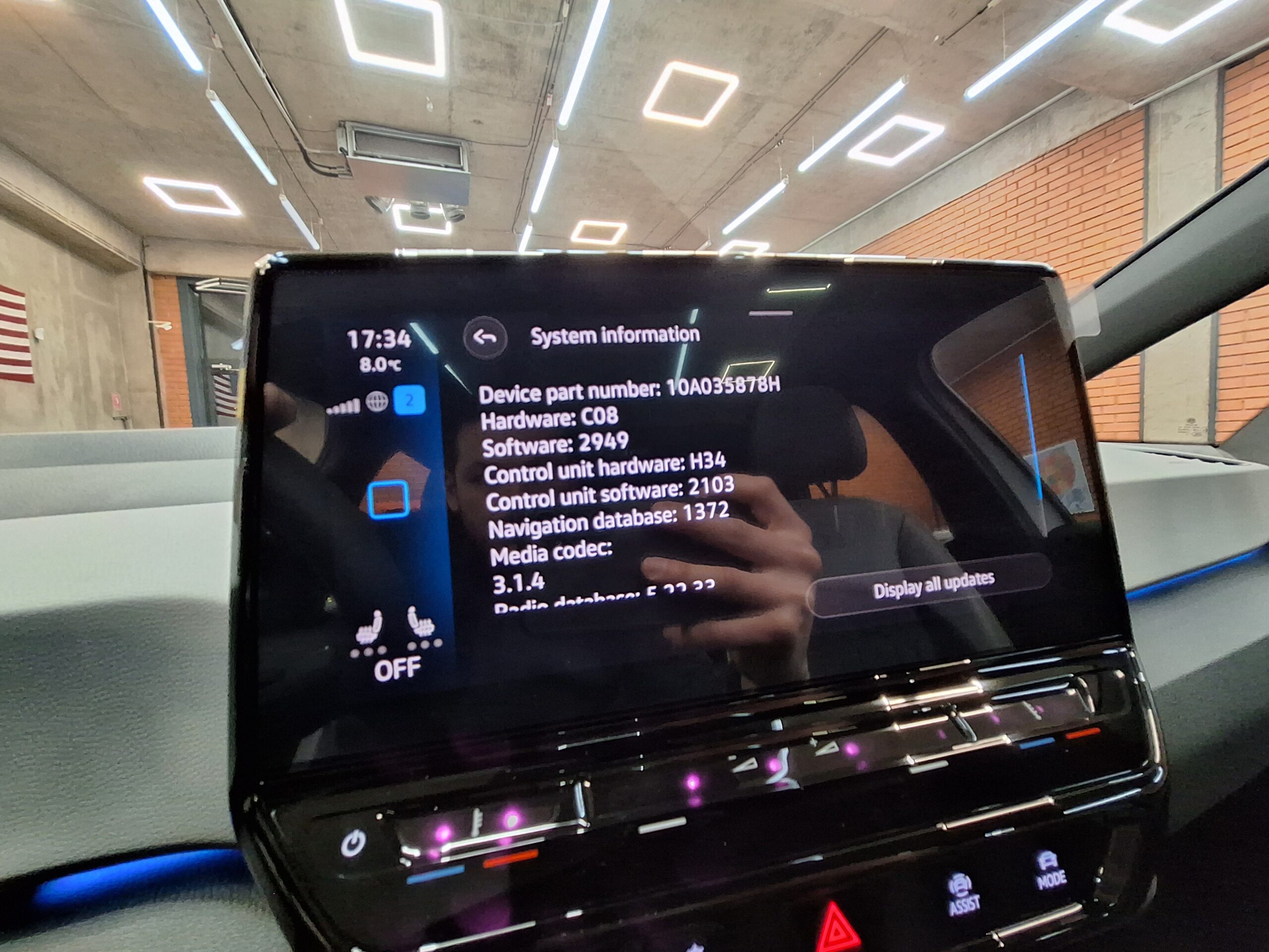 VW  ID3 Pro + HUD #2110
